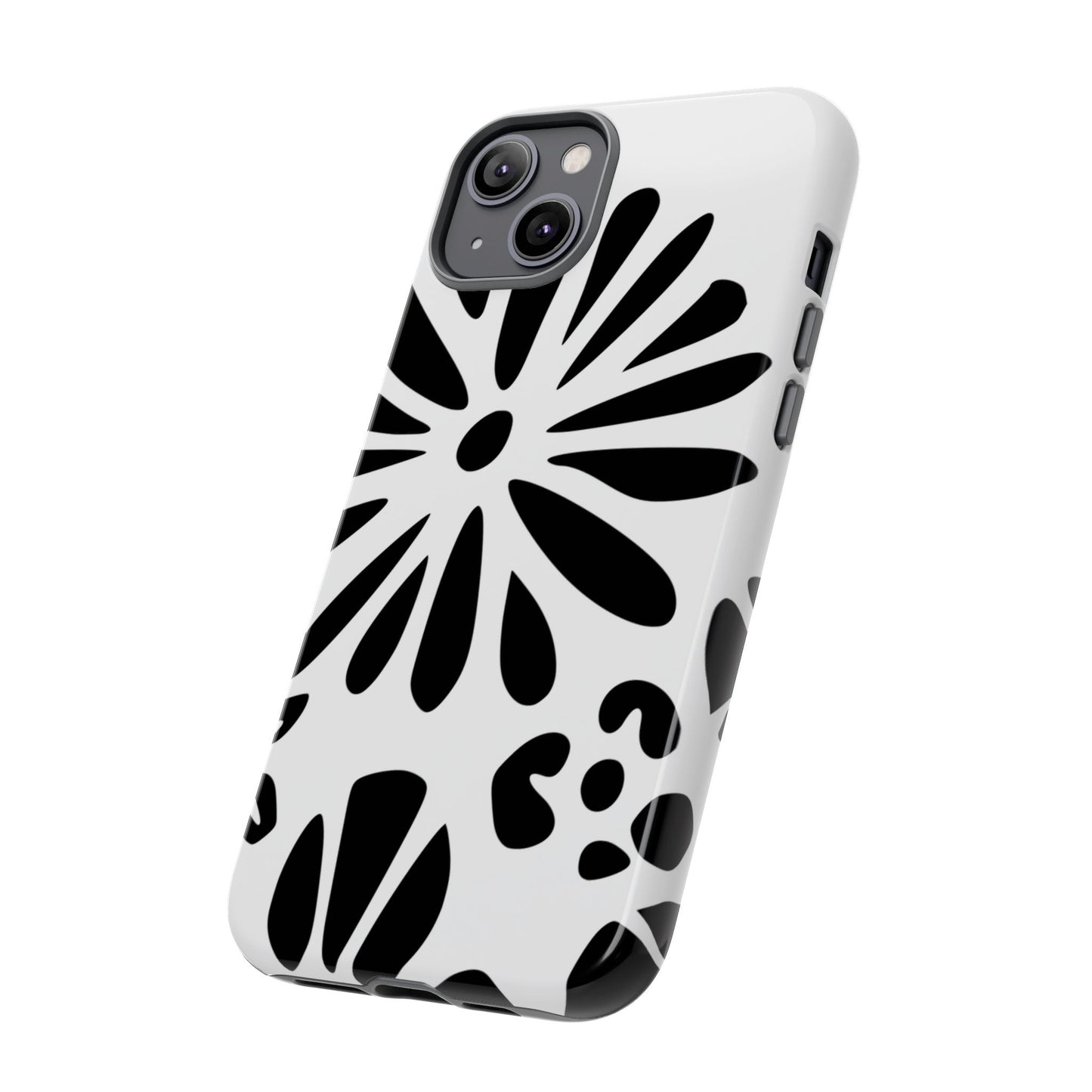 Stylish Phone Case with Floral Design, Tough Phone Cover for Her, Trendy Black and White Cell Phone Case, Unique Gift for Birthdays [...]