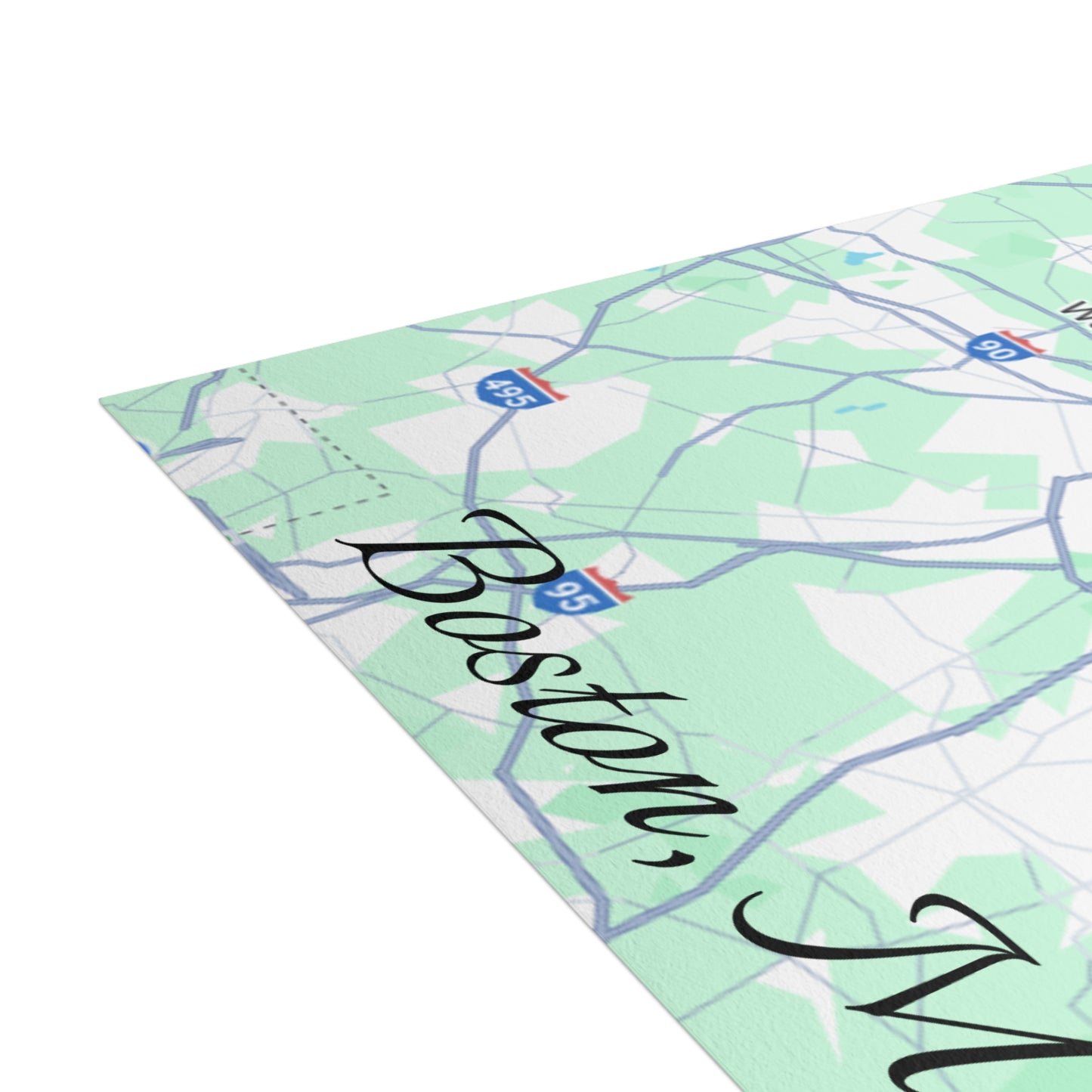 Boston Map Postcard Bundle - Personalized Travel Keepsake, Perfect for Souvenirs, Gifts, Wedding Invitations, or Event Thank You Cards