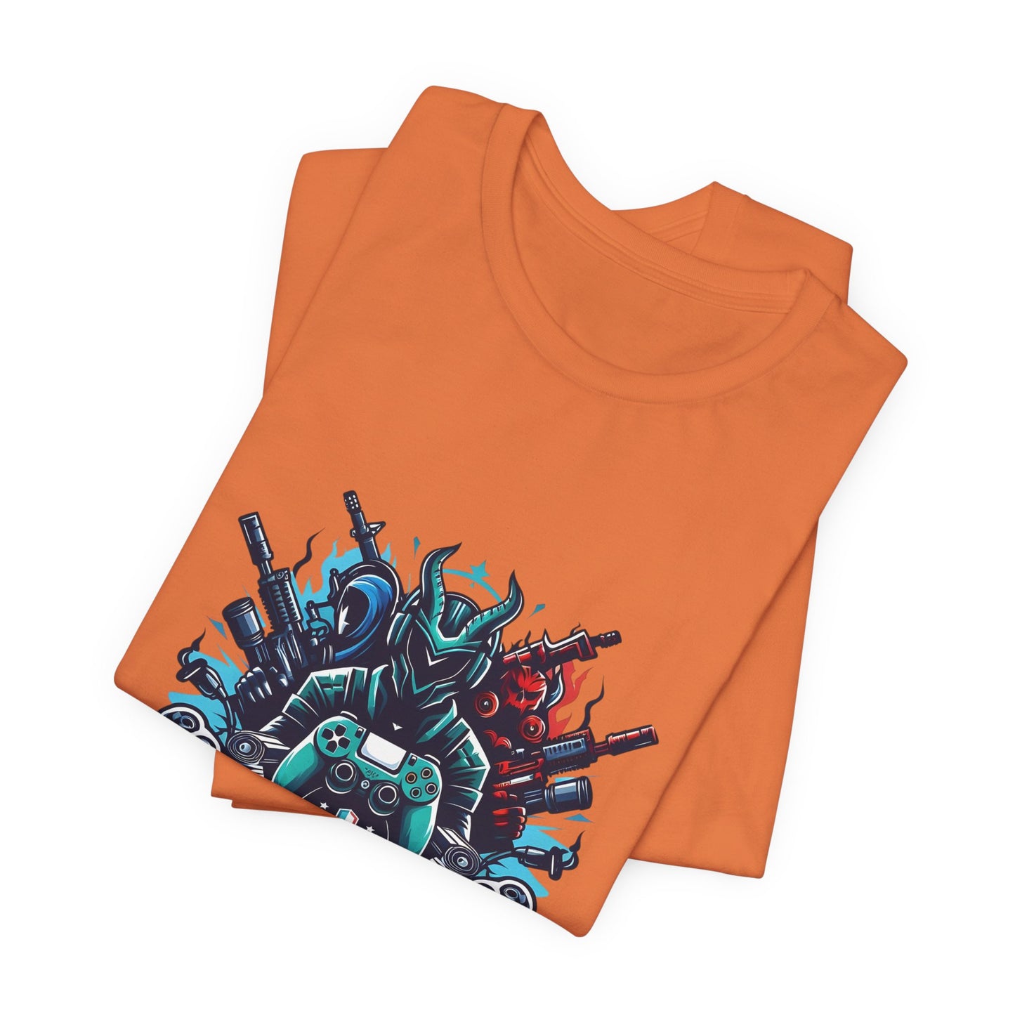 Gaming Controller Emblem Tee — Esports Gamer Graphic T-Shirt