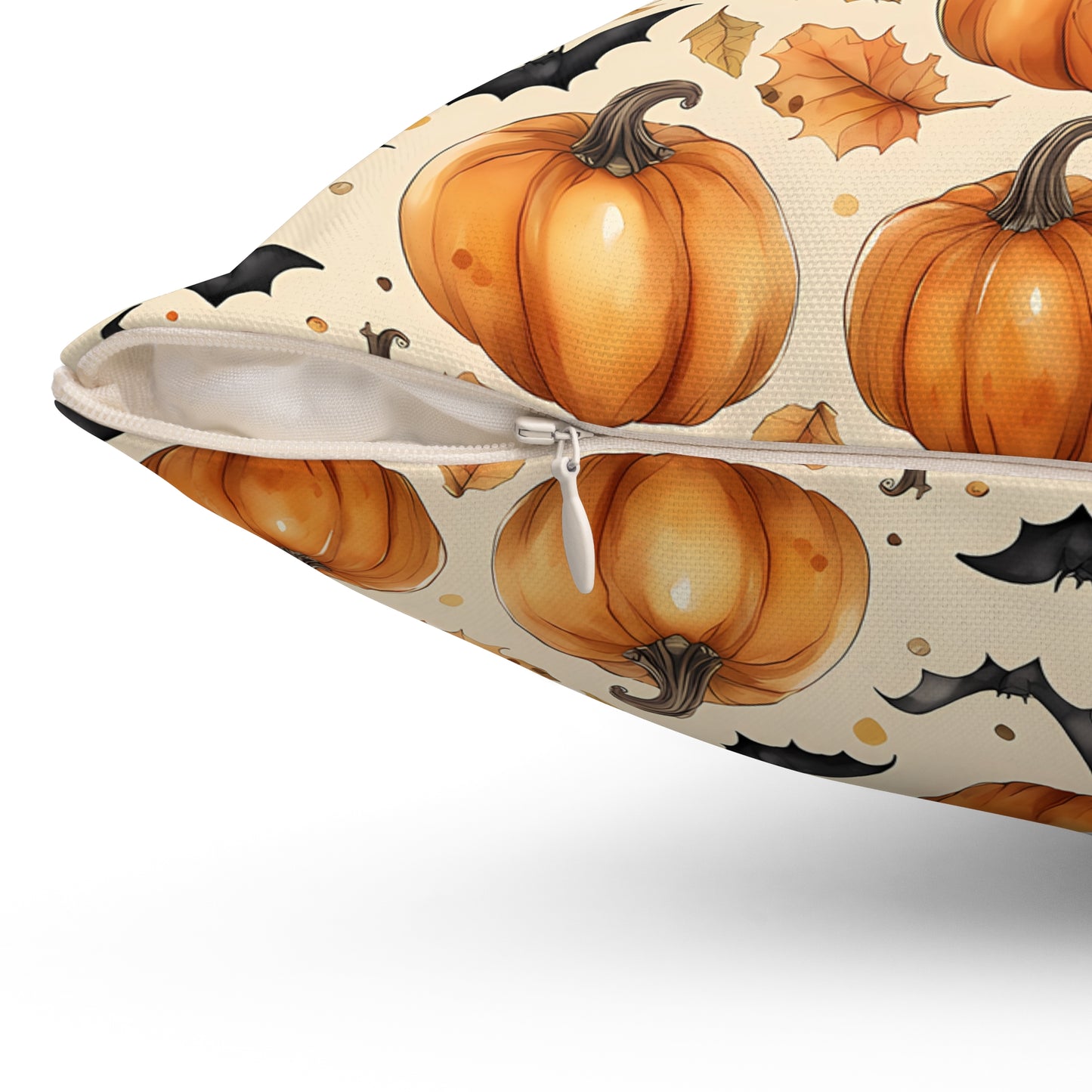 Halloween Pumpkin Bat Pillow, Decorative Throw Cushion for Fall Decor, Autumn Home Accents, Cozy Halloween Decor, Spooky Season Gift