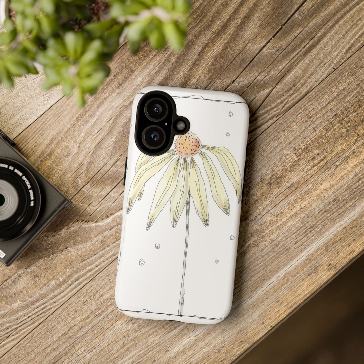 Flower Phone Case with Delicate Design, Tough Phone Cover, Nature Lover Gift, Floral Tech Accessory, Stylish Phone Protection