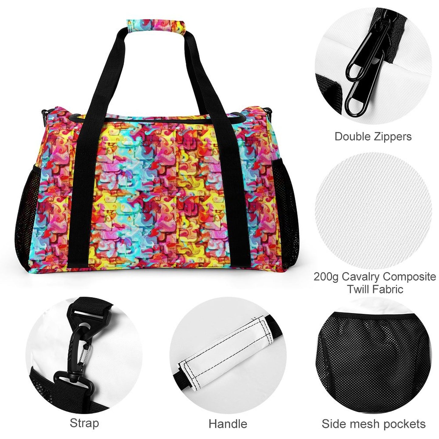 Travel Duffel Bag Bright colors