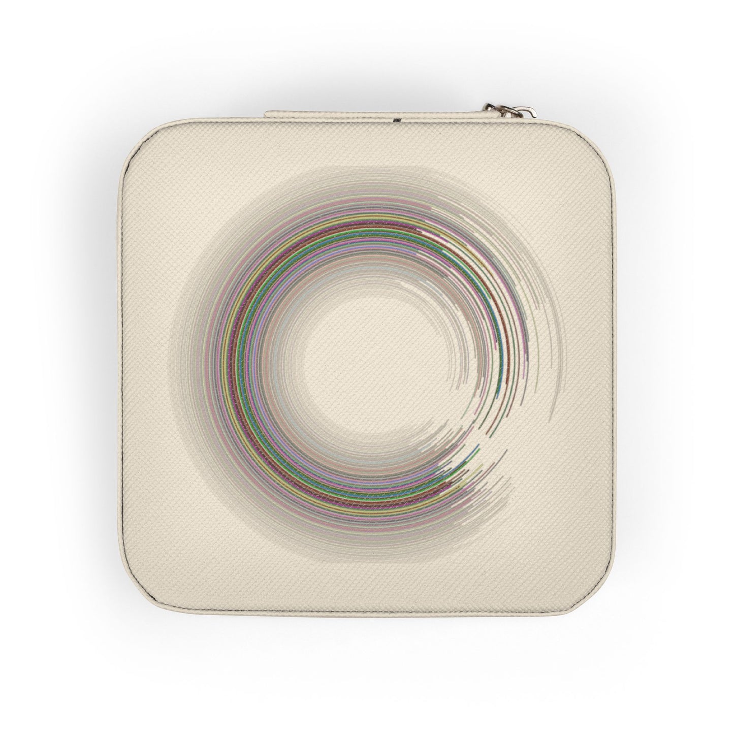 Compact Travel Jewelry Case – Portable Organizer for Rings, Earrings & Necklaces (Blush)