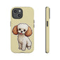 Cute Dog Phone Case, Pet Lover Gift, Custom Phone Cover, Cartoon Dog Case, Durable Phone Accessory