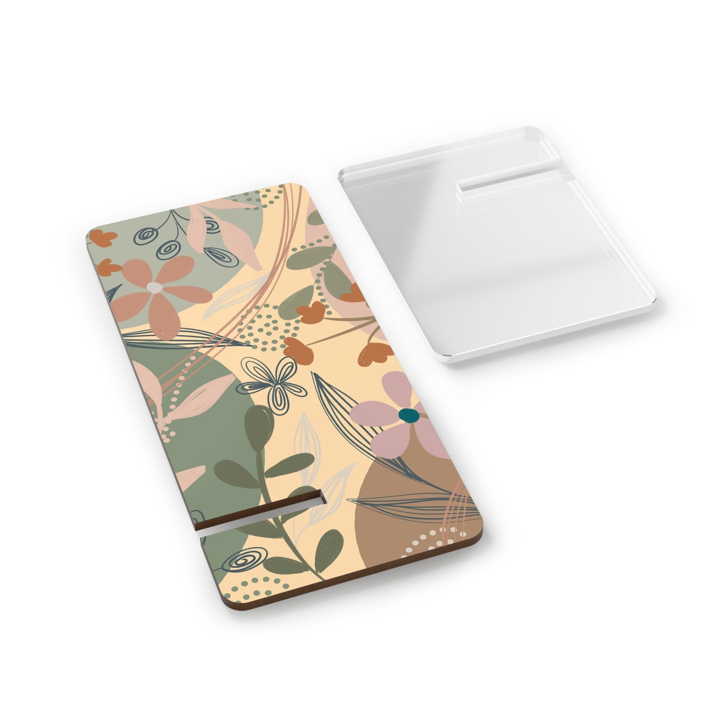 Floral Smartphone Stand, Decorative Phone Holder, Desk Accessory for Home & Office, Unique Gift Idea, Elegant Flower Design