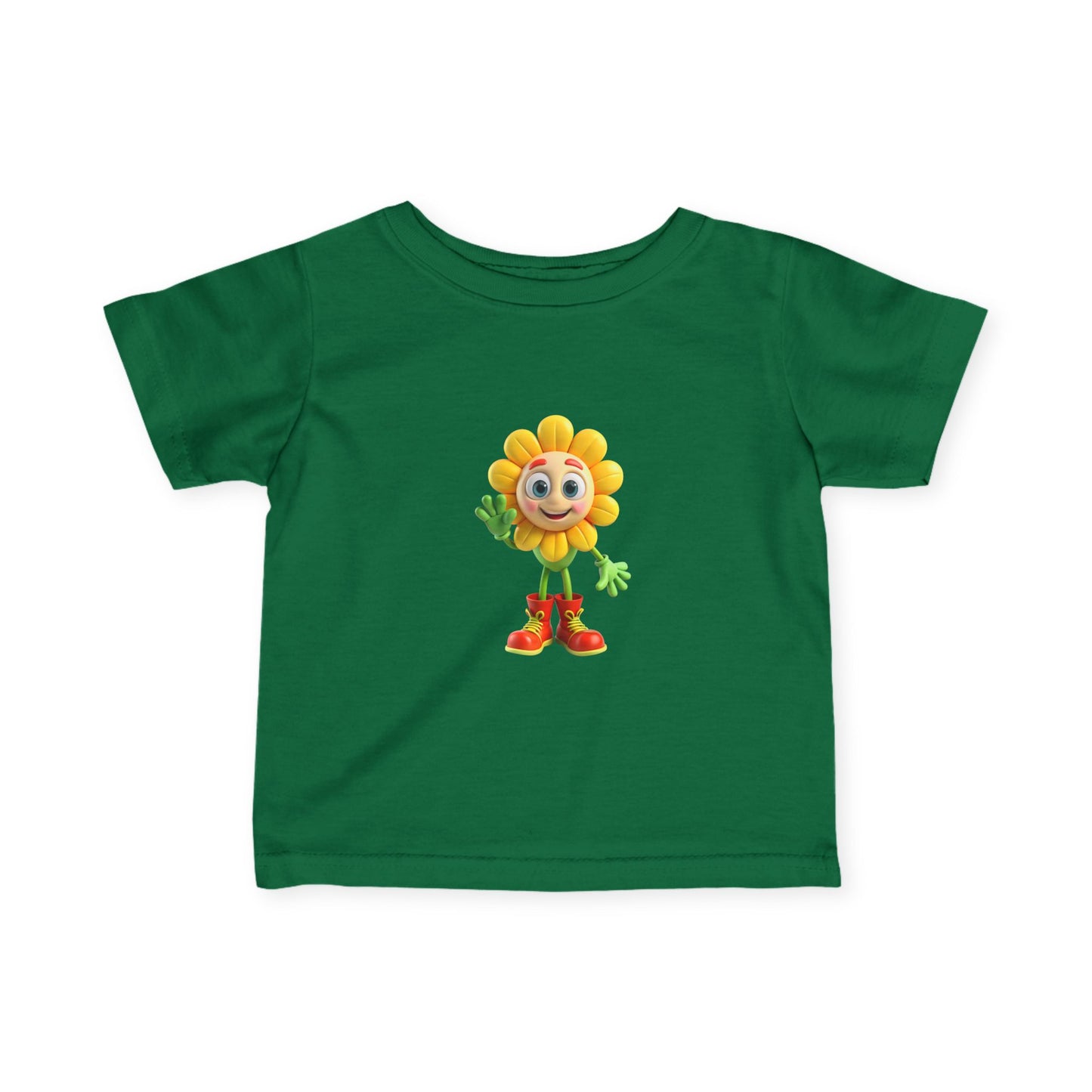 Sunshine Character Infant Tee, Cute Kids Shirt, Baby Gift, Toddler Apparel, Spring Outfit, Flower Design Tee