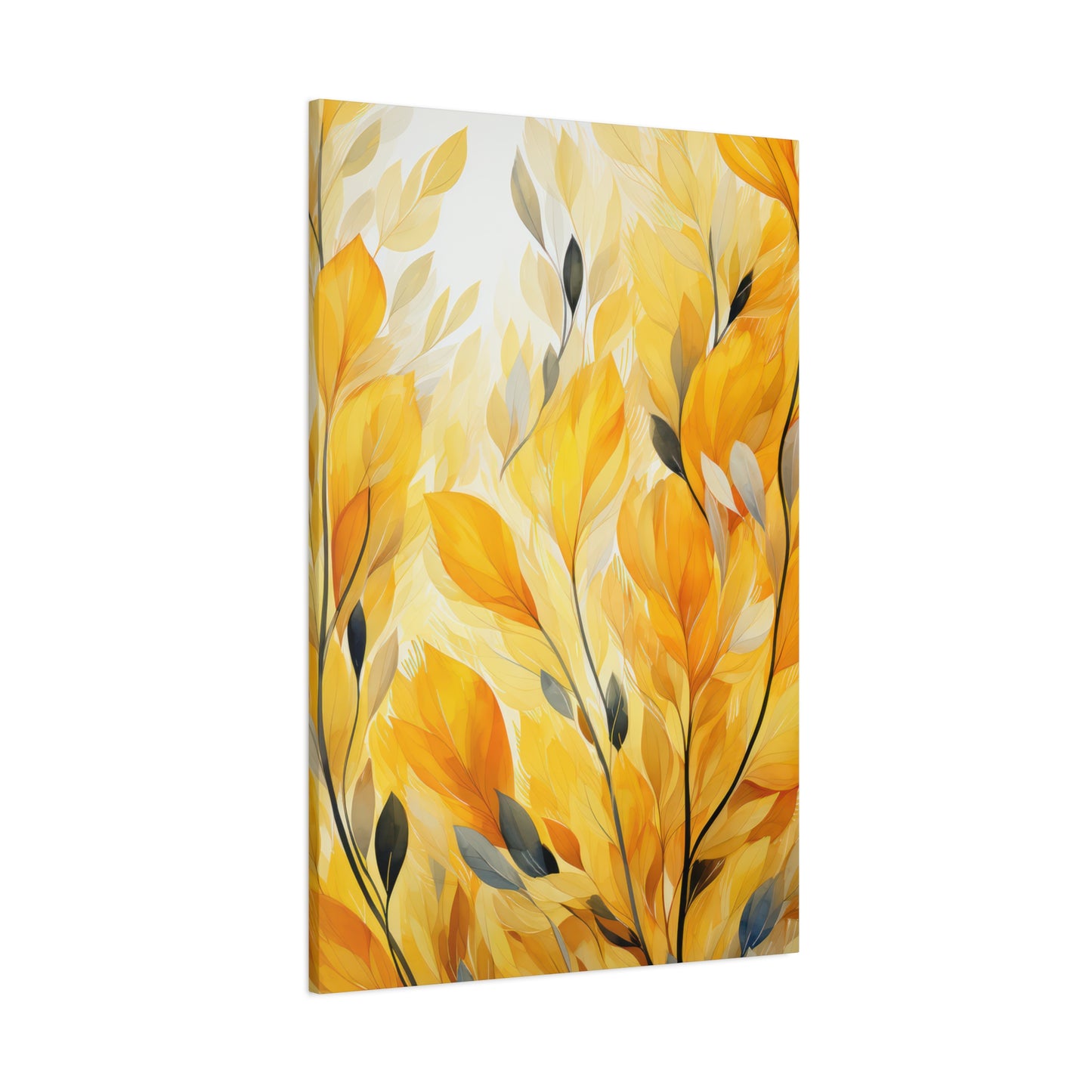 Gorgeous Yellow Matte Canvas Art Print, Stretched, 1.25"