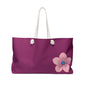 Floral Weekend Bag - Stylish Tote for Travel, Gym, Beach, Overnight, Eco-Friendly Gift