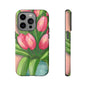 Floral Phone Case with Vibrant Tulips - Tough Cases for Garden Lovers, Spring Gifts, Nature Enthusiasts, Unique Gadget Accessories, [...]