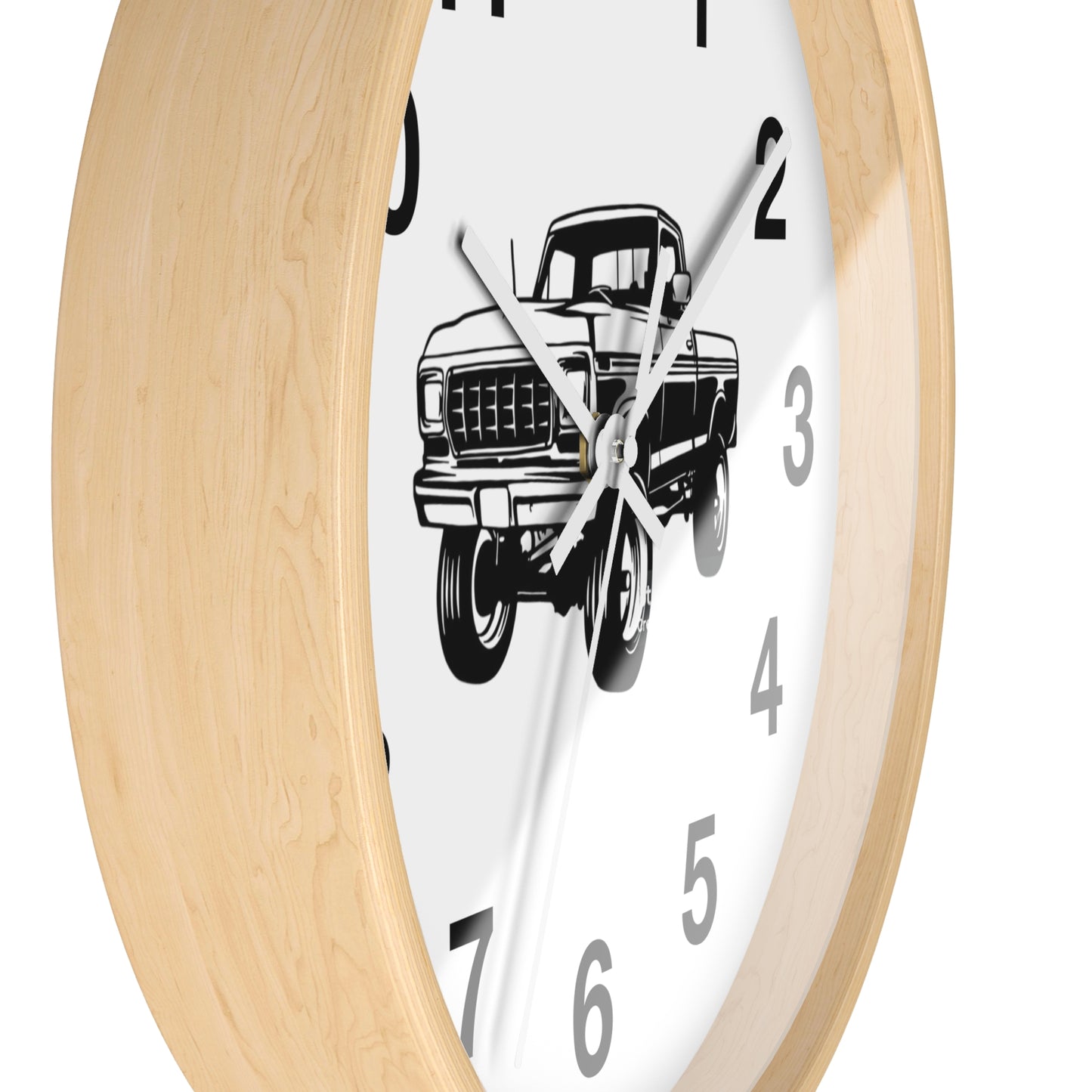 Classic Pickup Truck Wall Clock | Automotive Decor, Gift for Car Lovers, Rustic Home Accent, Garage Wall Art, Unique Timepiece
