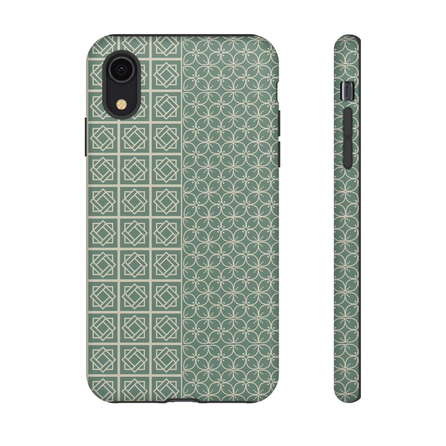 Stylish Phone Case with Geometric Patterns, Tough Cases, Durable Cell Phone Cover, Trendy Smartphone Accessory, Functional Gift Idea