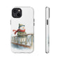 Snowman Phone Case – Winter Holiday Gift, Cute Snowman Design, Winter Accessories, Protective Phone Case, Unique Christmas Present