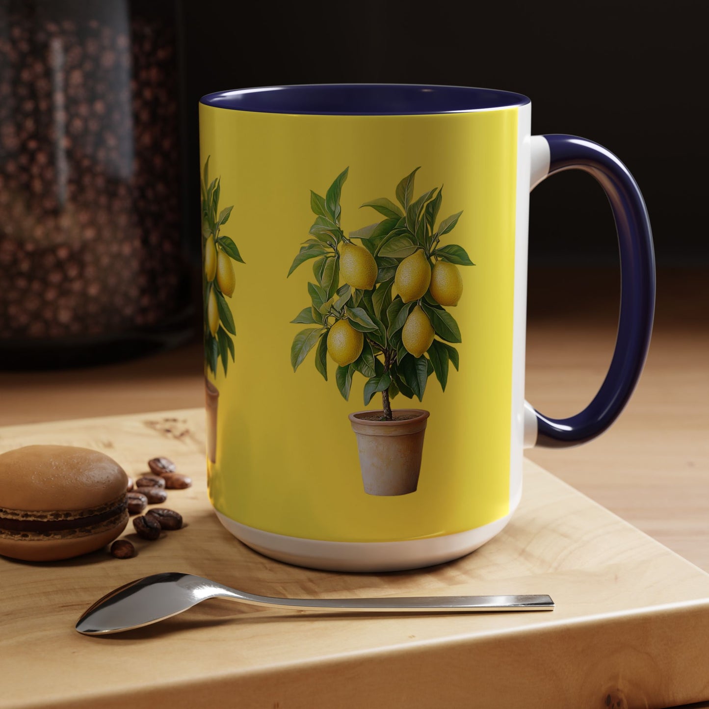 Lemon Tree Accent Coffee Mug - Cheerful Gift for Garden Lovers, Unique Kitchen Decor, Spring Celebration, Housewarming Present, [...]