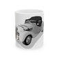 Vintage Car Ceramic Mug | Classic Car Lover Gift | Coffee Mug | Retro Auto Drinkware | 11oz 15oz