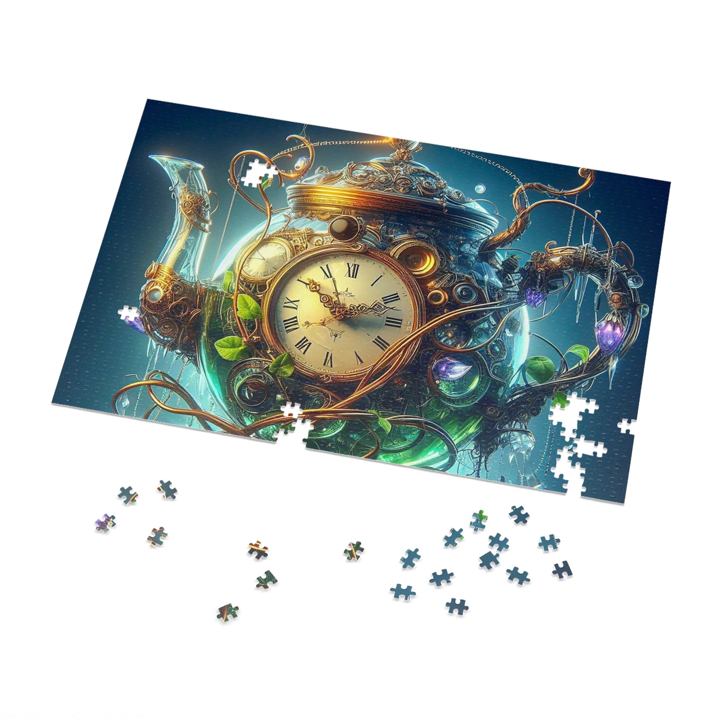 Jigsaw Puzzle with Tin