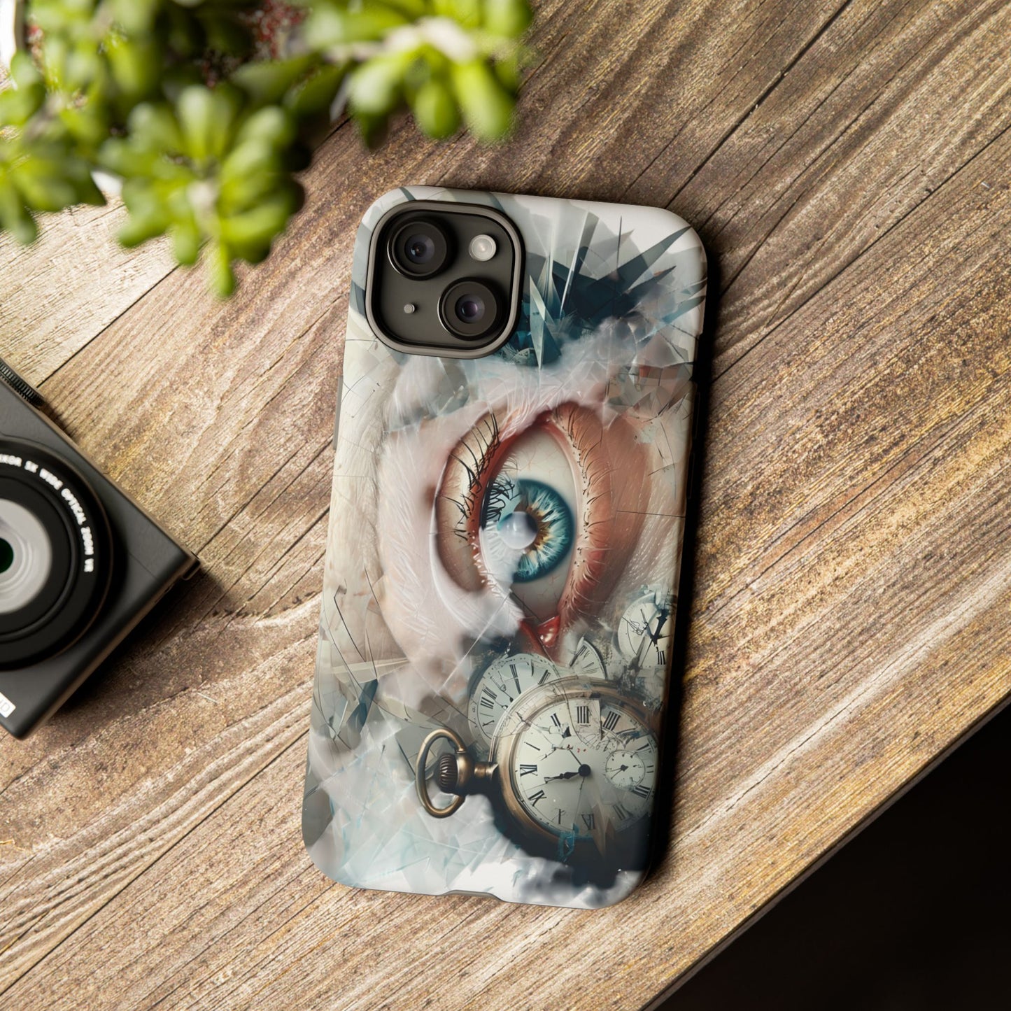 Artistic Eye Phone Case, Unique Smartphone Cover, Whimsical Gift for Art Lovers, Trendy Tech Accessory, Birthday Present, Holiday Gift