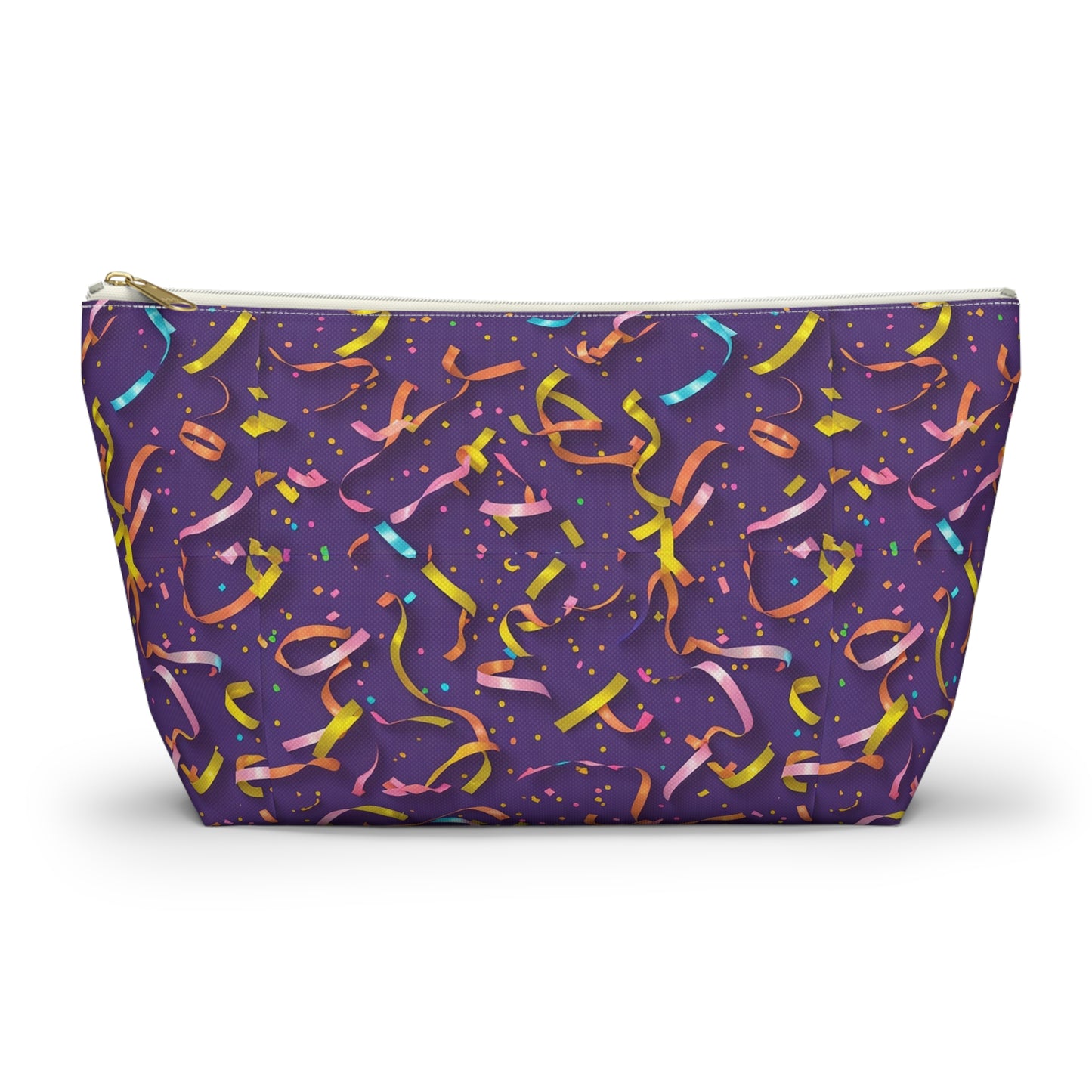 Celebrate in Style: Colorful Confetti Accessory Pouch, Party Gift, Makeup Bag, Organizing Pouch, Fun Travel Case, Multipurpose Zipper Pouch