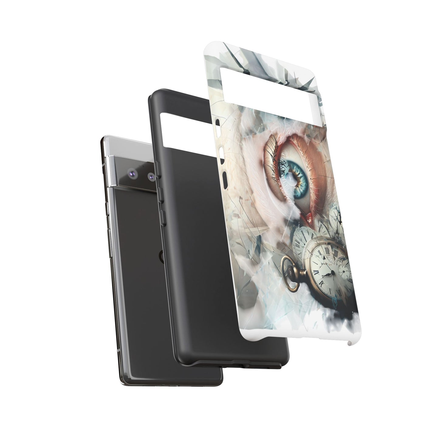 Artistic Eye Phone Case, Unique Smartphone Cover, Whimsical Gift for Art Lovers, Trendy Tech Accessory, Birthday Present, Holiday Gift