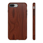 Wood Grain Phone Case, Stylish Tough Cases, Nature-Inspired Protective Cover, Unique Gifts for Him and Her, Eco-Friendly Tech Accessory