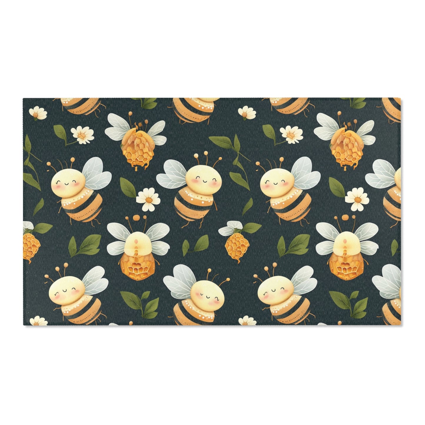 Area Rugs - Cute bees