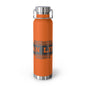Travel-Inspired Copper Vacuum Insulated Bottle, Adventure, Outdoors, Hydration, Gift, Eco-Friendly
