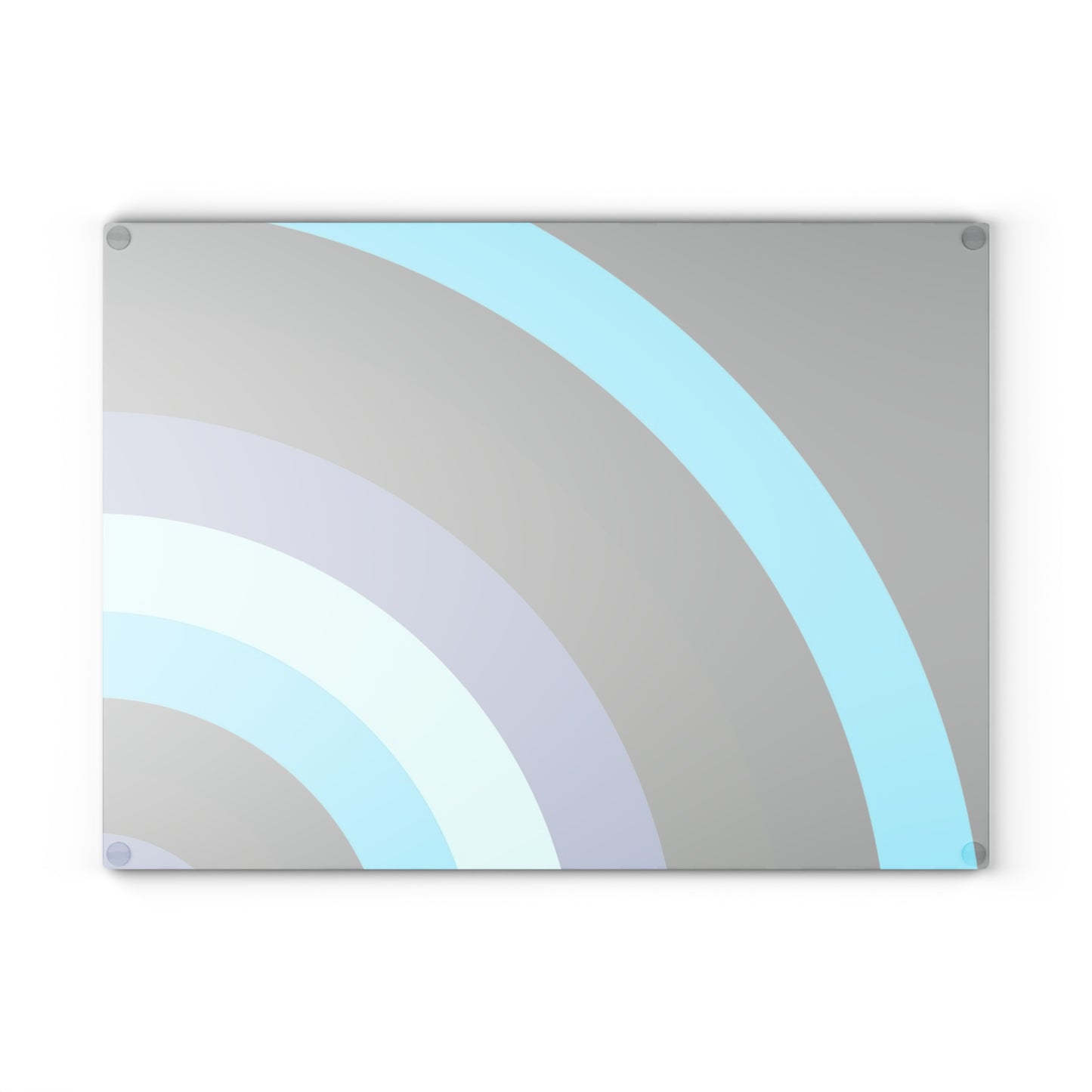 Modern Glass Cutting Board with Cool Geometric Design, Kitchen Decor, Unique Gift, Charcuterie Board, Home and Living