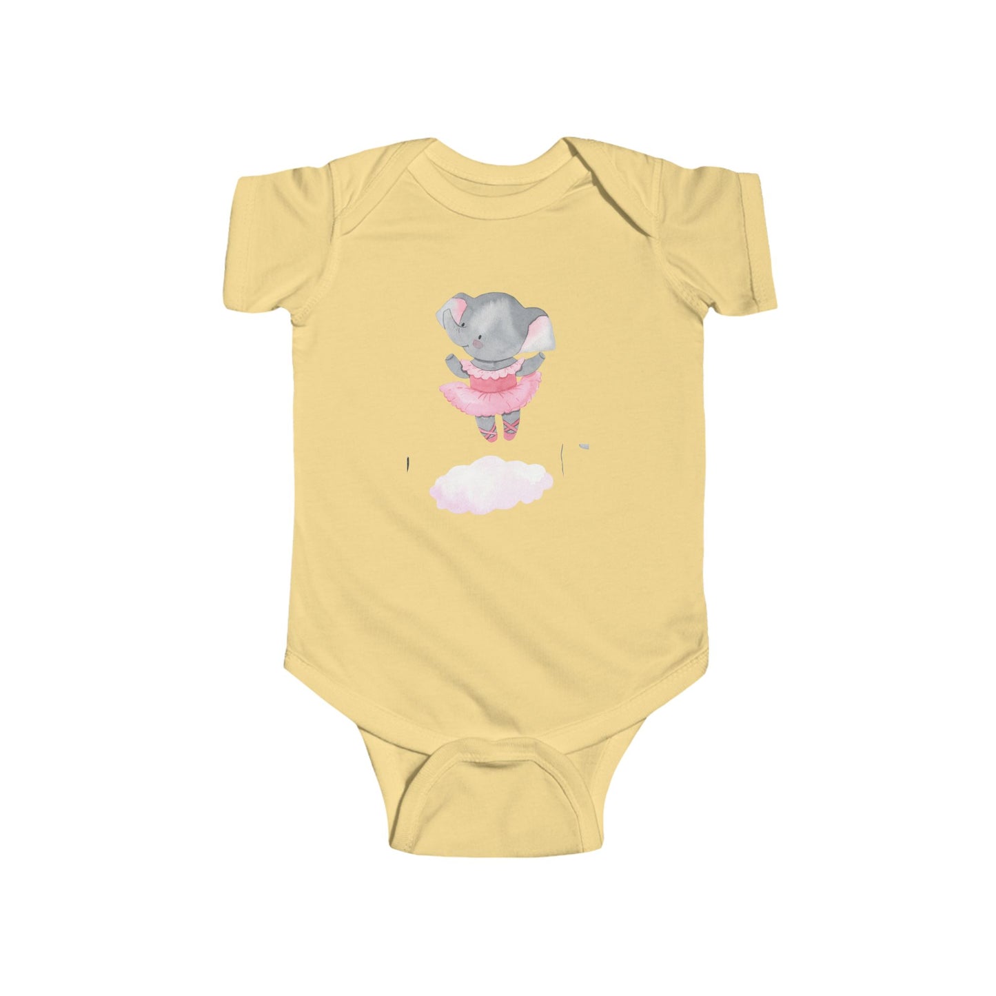 Cute Elephant Baby Bodysuit, Adorable Infant Outfit, Newborn Gift, Baby Shower present, Toddler Clothing, Fun Baby Clothes