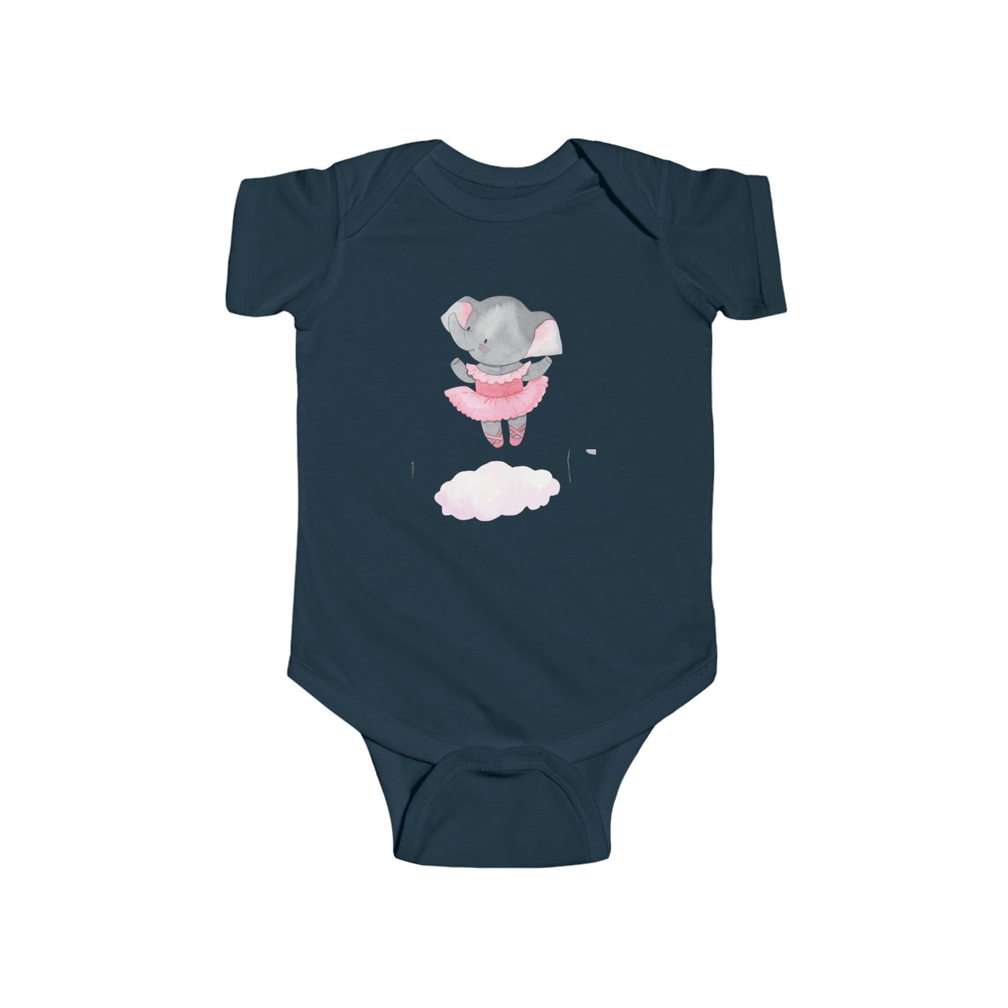 Cute Elephant Baby Bodysuit, Adorable Infant Outfit, Newborn Gift, Baby Shower present, Toddler Clothing, Fun Baby Clothes