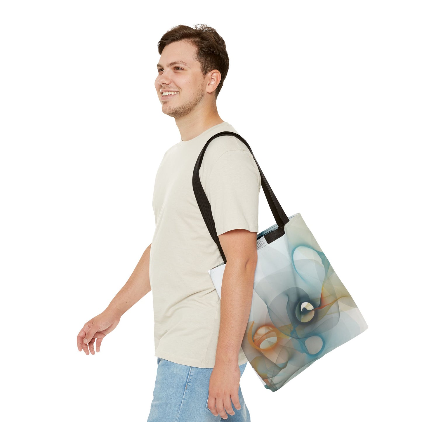 Stylish Abstract Tote Bag, Art-Inspired Bag, Perfect for Everyday Use, Trendy