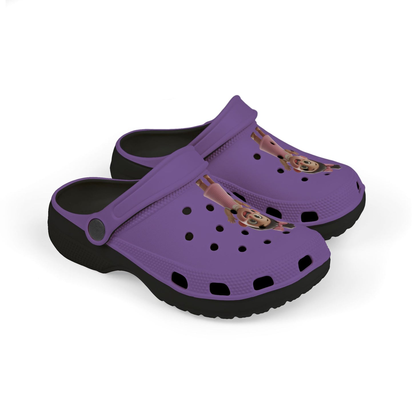 Colorful Kids EVA Foam Clogs with Fun Characters, Playful Footwear for Summer