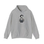 Chic Graphic Hooded Sweatshirt for Trendy Mischief Lovers, Cozy Unisex Pullover, Great for Gifting, Weekend Outfits, [...]
