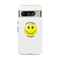 Happy Face Phone Case, Tough Cases, Don’t Worry, Be Happy, Cute Gift for Friends, Positive Vibes, Fun Mobile Accessories