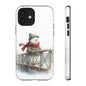 Snowman Phone Case – Winter Holiday Gift, Cute Snowman Design, Winter Accessories, Protective Phone Case, Unique Christmas Present