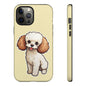 Cute Dog Phone Case, Pet Lover Gift, Custom Phone Cover, Cartoon Dog Case, Durable Phone Accessory