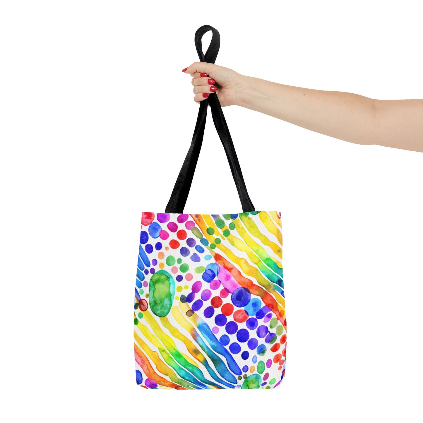 Colorful Abstract Tote Bag, Beach Bag, Shopping Bag, Summer Accessory