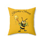 Bee Themed Throw Pillow - "Sticky Sweet" Design, Home Decor