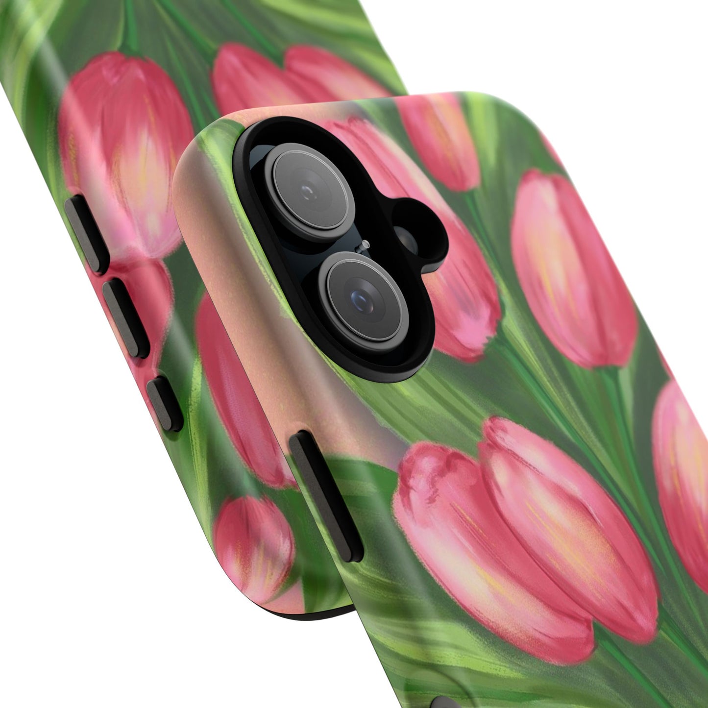 Floral Phone Case with Vibrant Tulips - Tough Cases for Garden Lovers, Spring Gifts, Nature Enthusiasts, Unique Gadget Accessories, [...]