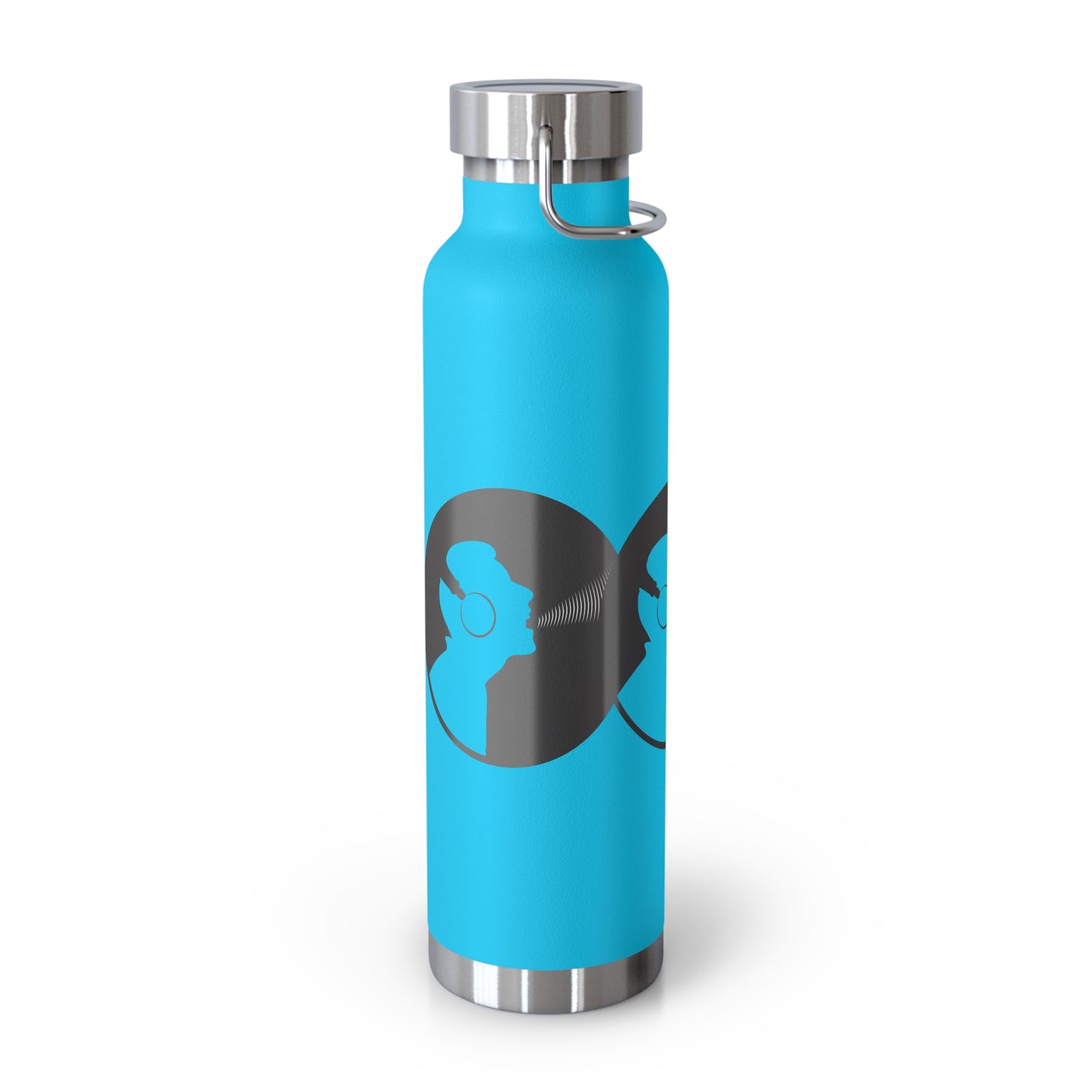 Stylish Copper Insulated Water Bottle for On-the-Go Hydration | Fitness, Travel, Eco-Friendly Gift, Unique Design, 22oz