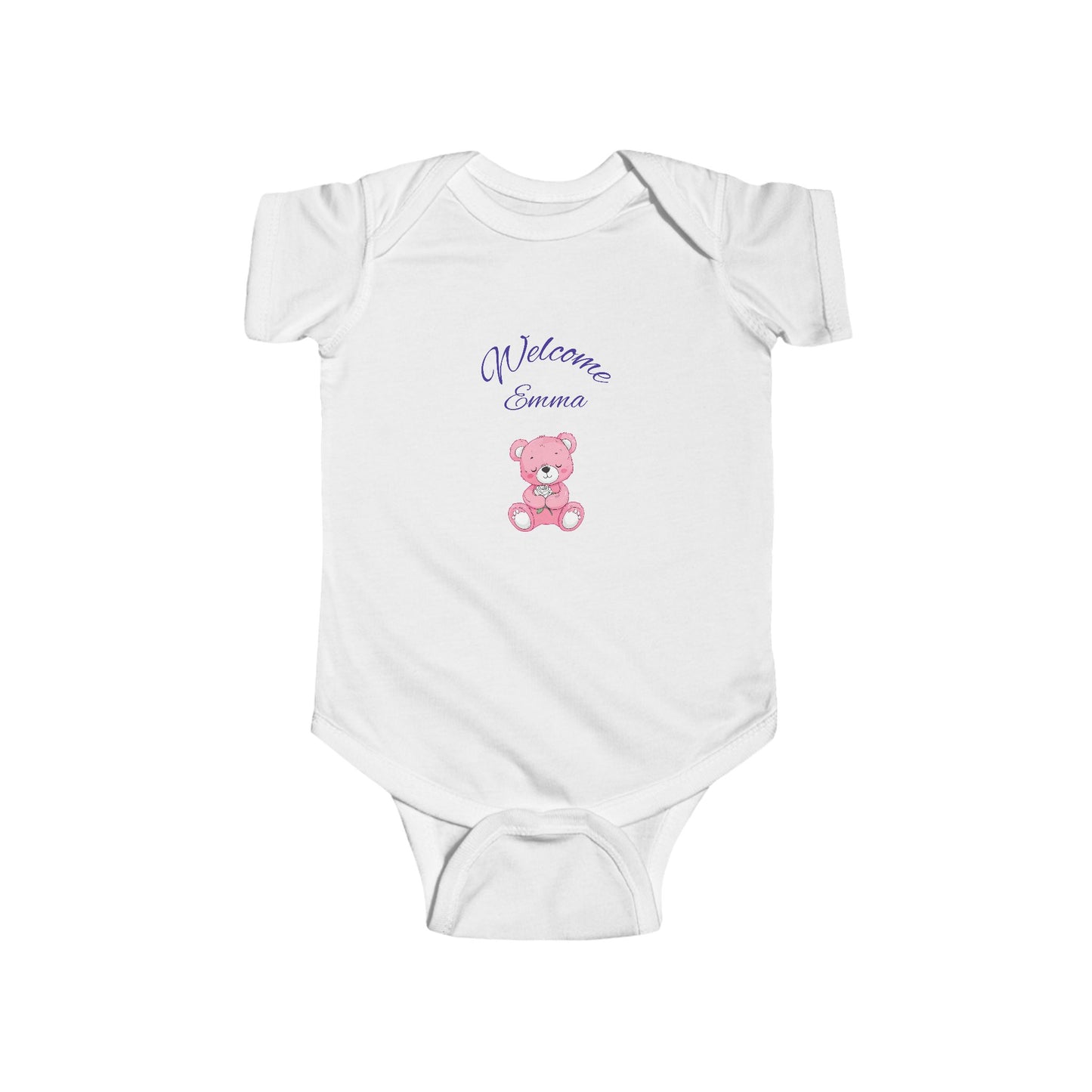 Welcome Emma Baby Bear Bodysuit