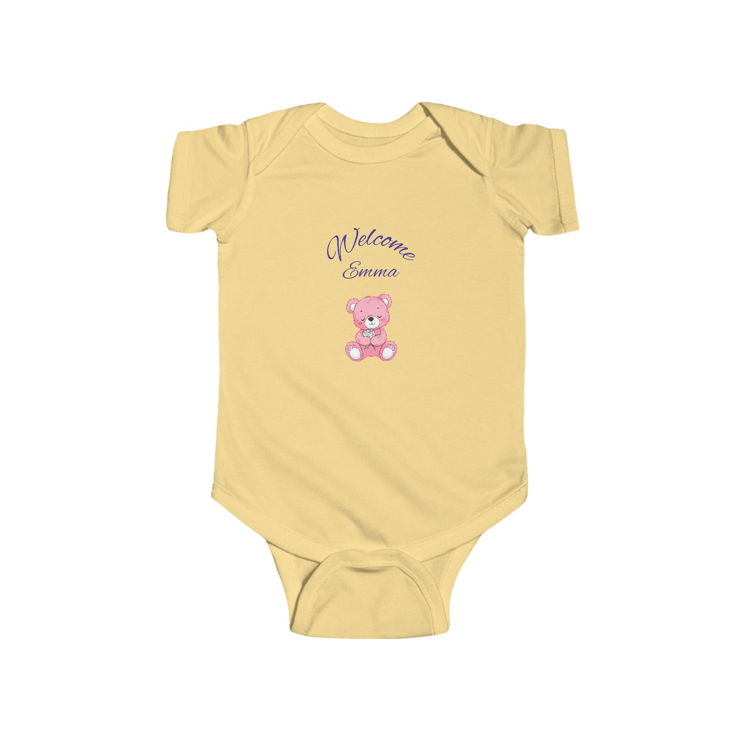 Welcome Emma Baby Bear Bodysuit