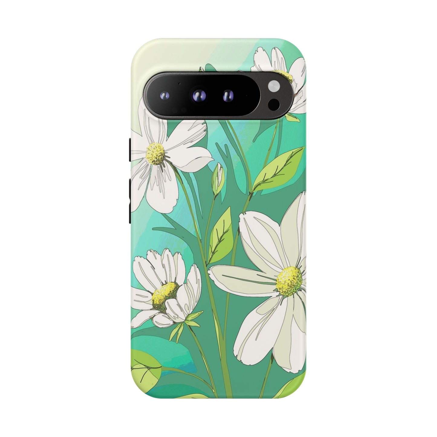 Floral Phone Case, Tough Cases, Flower Design, Nature Inspired, Eco-Friendly Cover, Unique Gift for Her, Spring Accessories