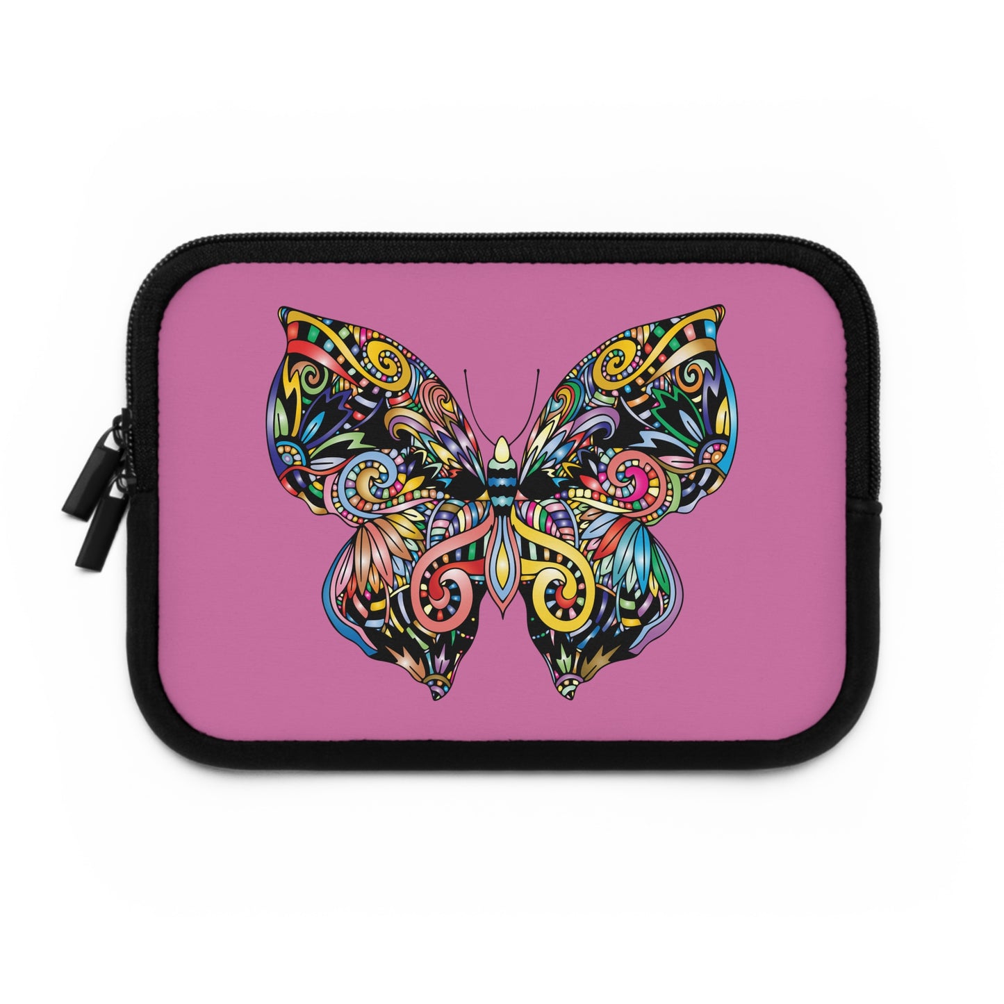 Colorful Butterfly Laptop Sleeve for Women, Boho Tech Case, Laptop Bag, Gift for Students, Mother's Day, Colorful Design