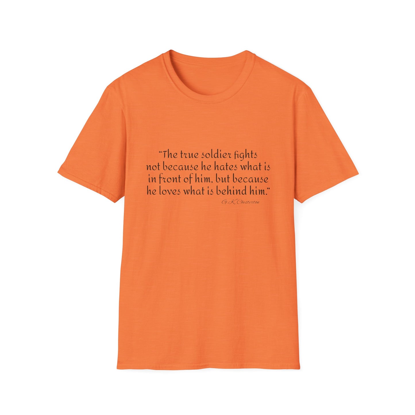 Inspirational Unisex T-Shirt, Gift for Soldiers