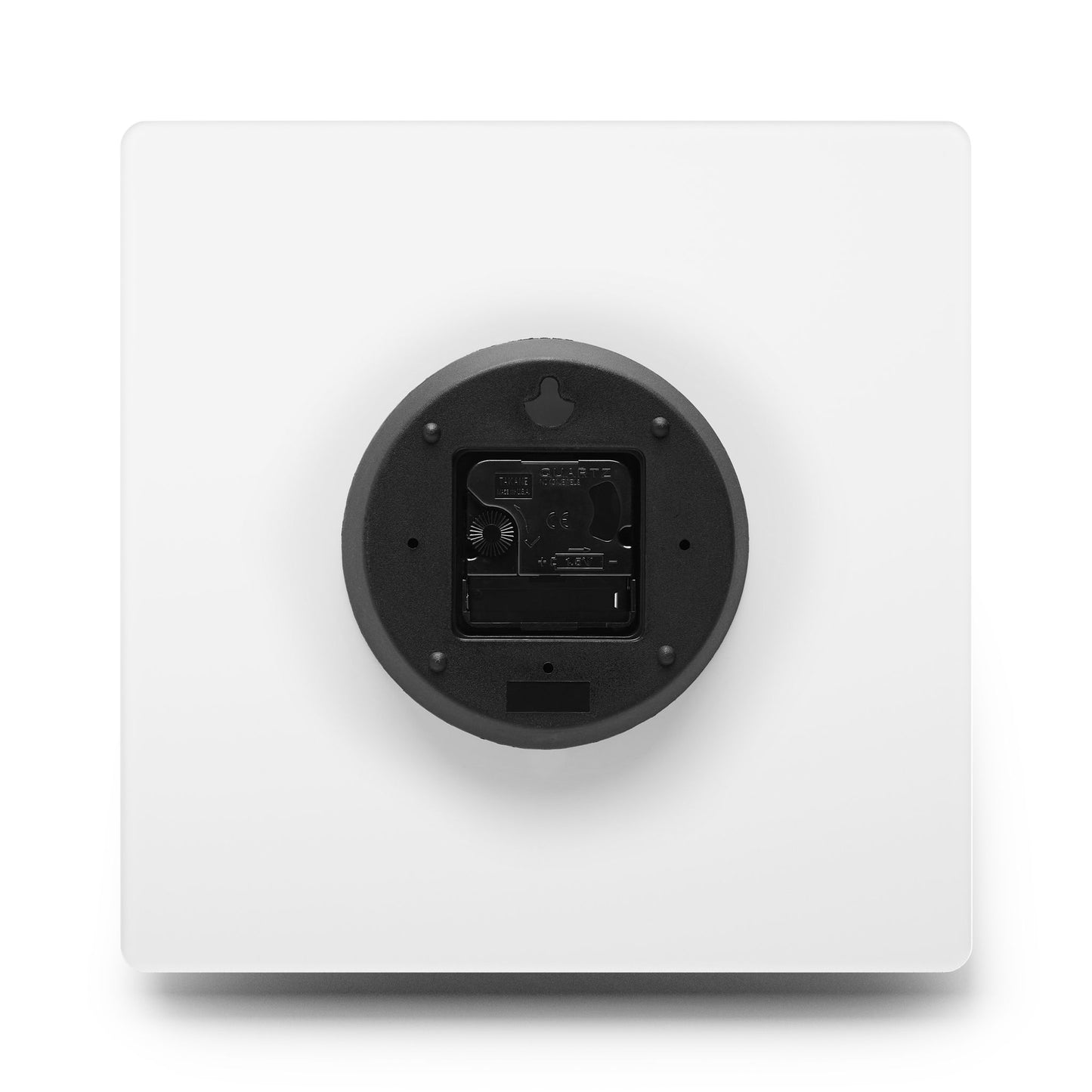 Musical Notes Acrylic Wall Clock — Black Treble Clef Design