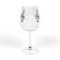 Musical Treble Clef 12oz Wine Glass — Musician Gift & Concert Party Glass