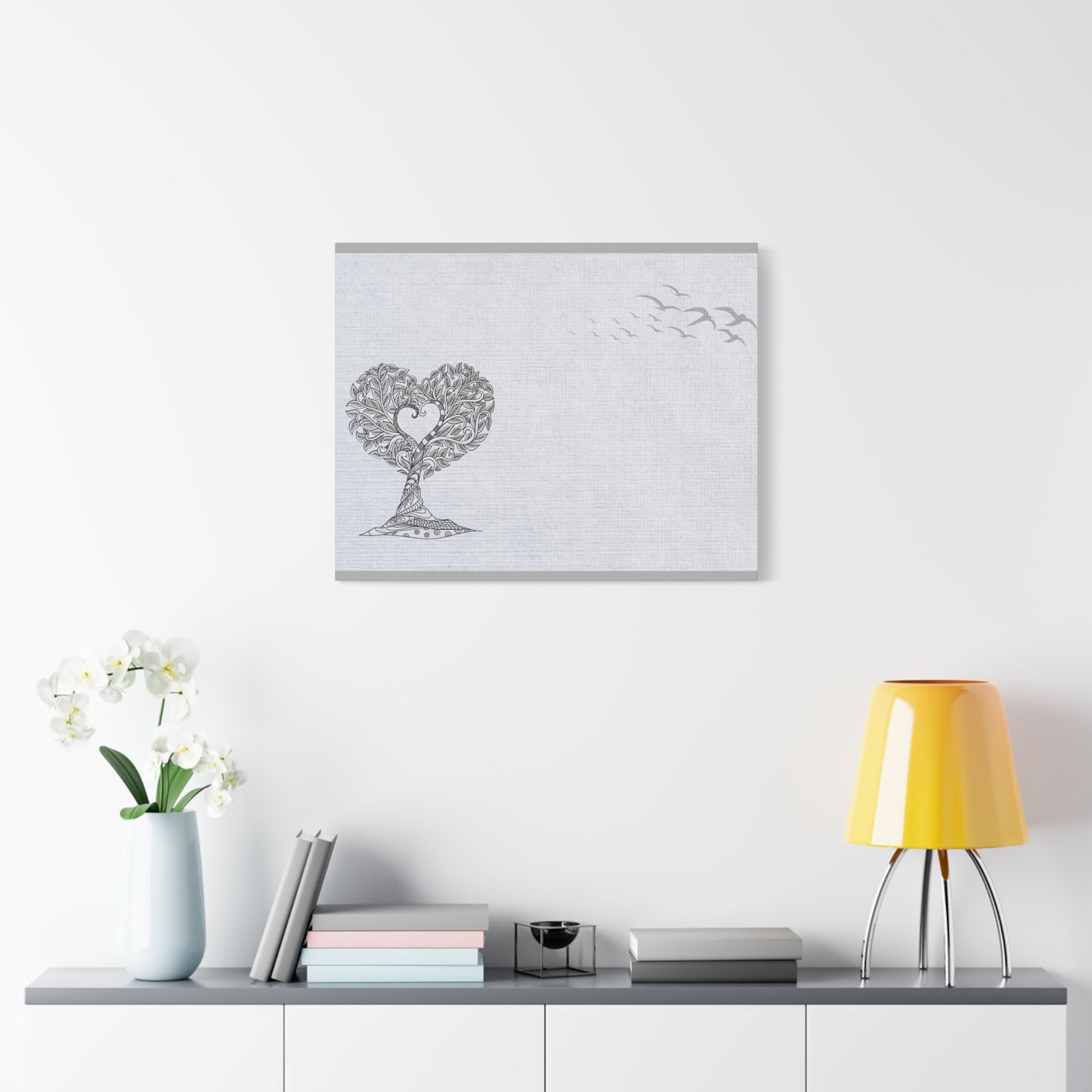 Matte Canvas, Stretched, 1.25" - Heart Tree