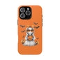 Halloween Ghost Phone Case, Cute Cat Ghost Case, Autumn Phone Cover, Spooky Season Gift, Trick or Treat Case