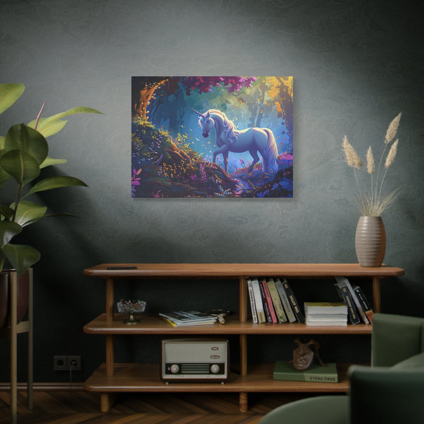 Matte Canvas, Stretched, 1.25" - Unicorn
