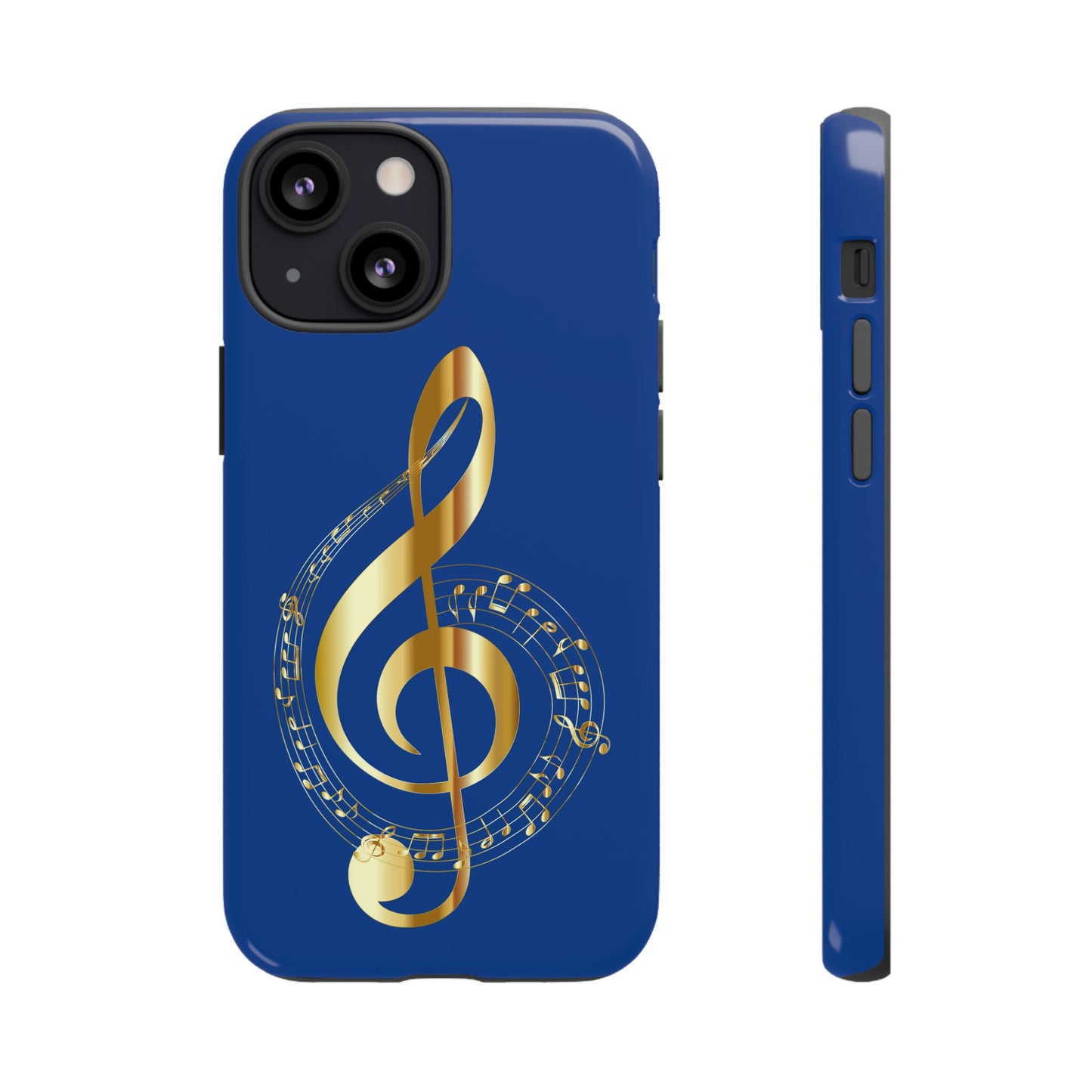 Tough Cases Blue and Gold Musical Note