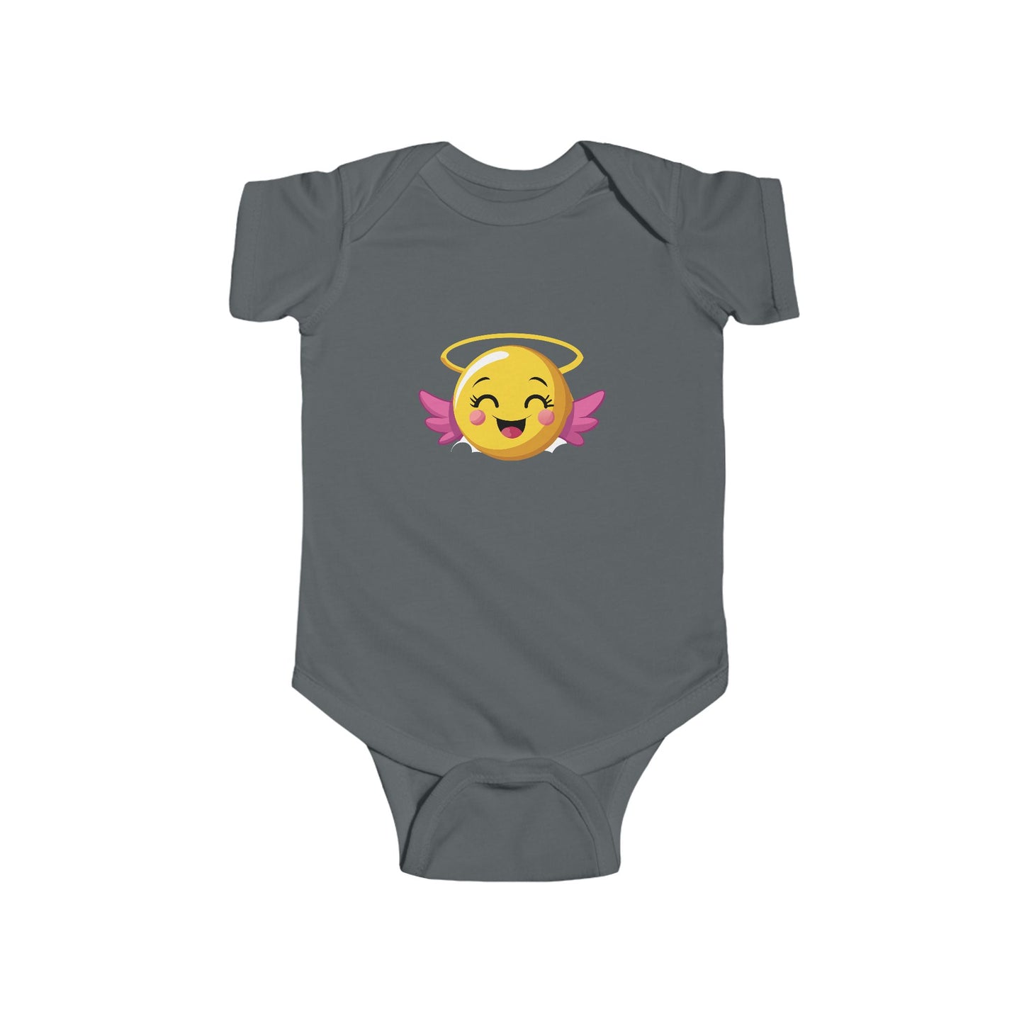 Angel Emoji Infant Bodysuit, Cute Baby Outfit, Newborn Gift, Baby Shower Gift, Funny Baby Clothes, Sweetie Bodysuit